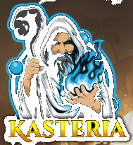 XyroBot running on Kasteria — vBot cavebot, auto-heal and targeting (7.4 OTCv8)