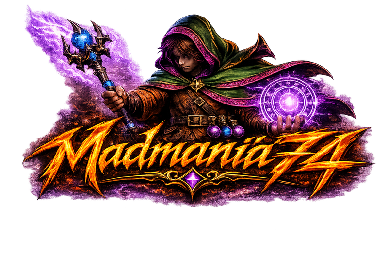 XyroBot running on Madmania74 — vBot cavebot, auto-heal and targeting (7.4 OTCv8)