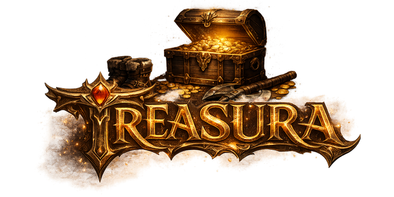 Treasura bot preview — cavebot, healing, loot and auto-equip on a 7.4 client